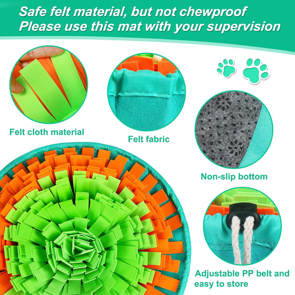 Calm Pup Adjustable Snuffle Mat