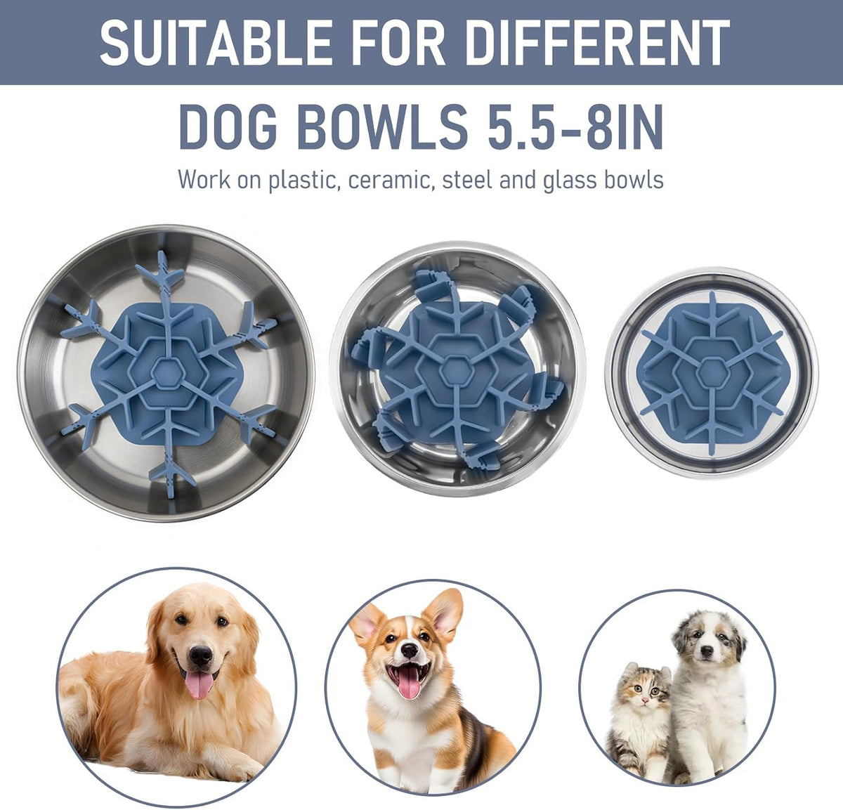 Calm Pup Slow-Feed Bowl Insert
