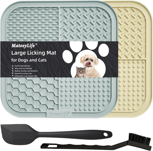 Calm Pup Lick Mat Duo - 2 Mats & Accessories