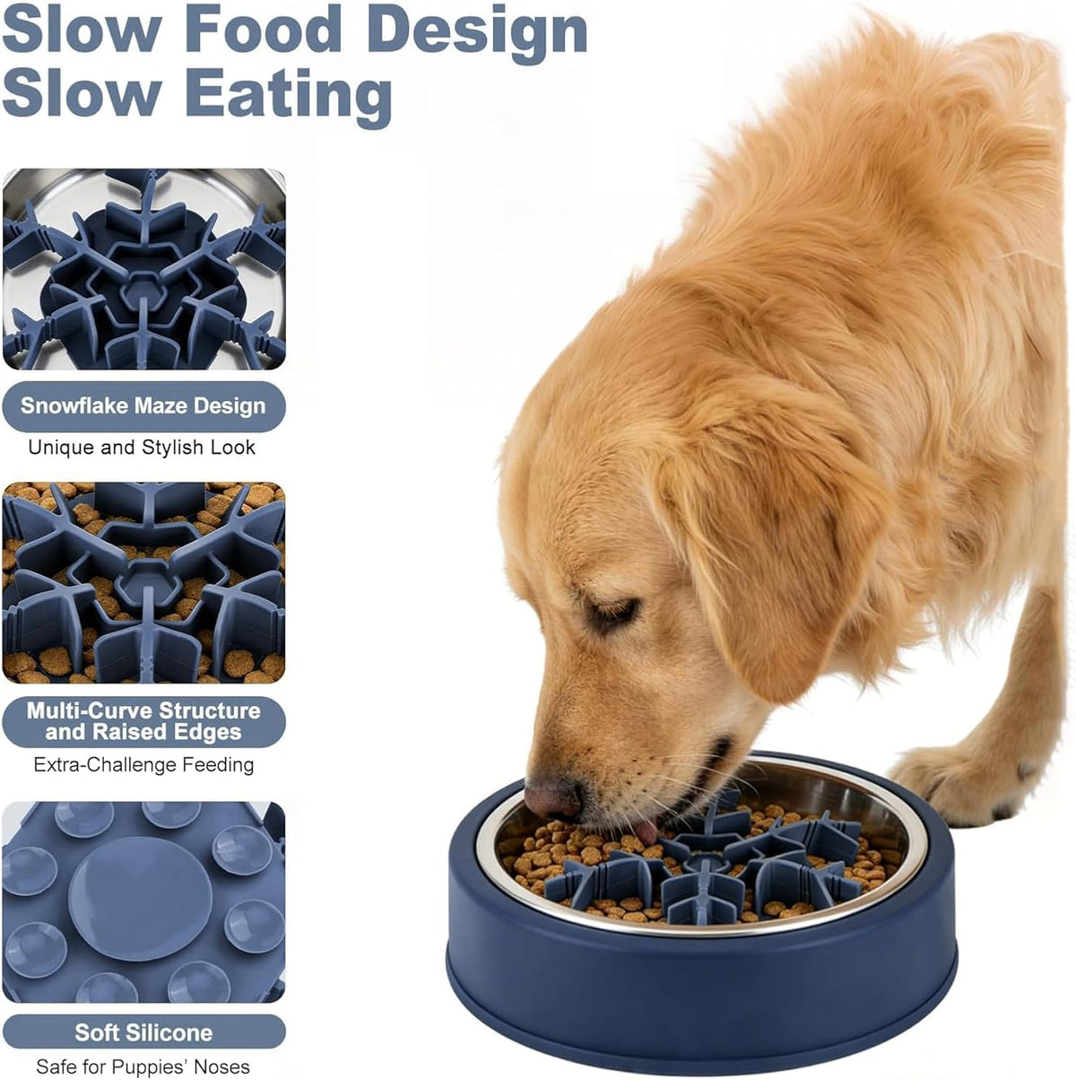 Calm Pup Slow-Feed Bowl Insert
