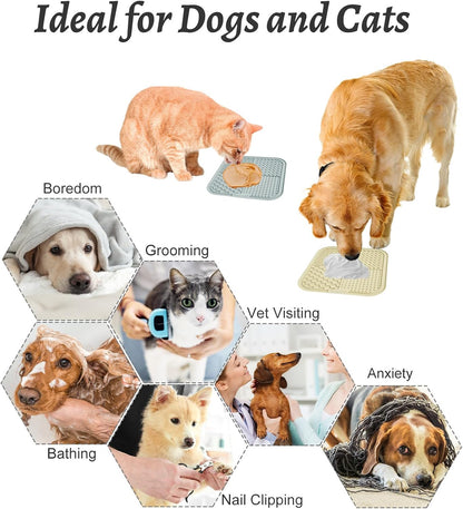 Calm Pup Lick Mat Duo - 2 Mats & Accessories