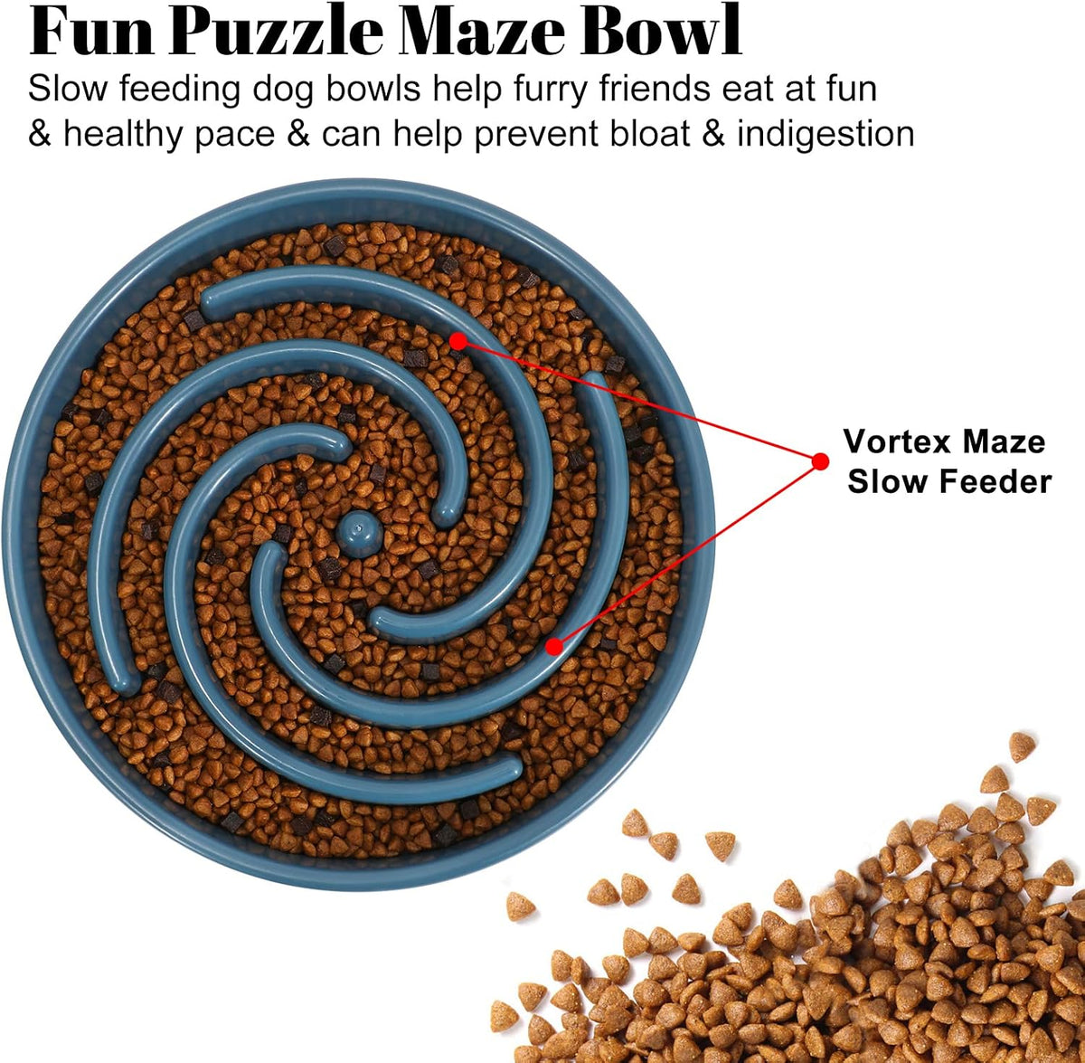Calm Pup Slow Feeder Maze Bowl