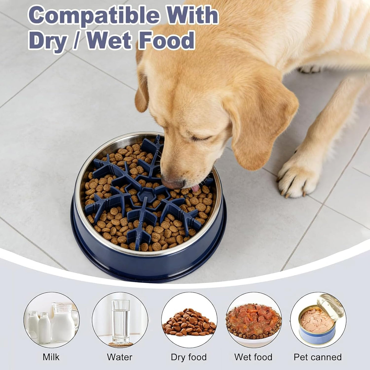 Calm Pup Slow-Feed Bowl Insert